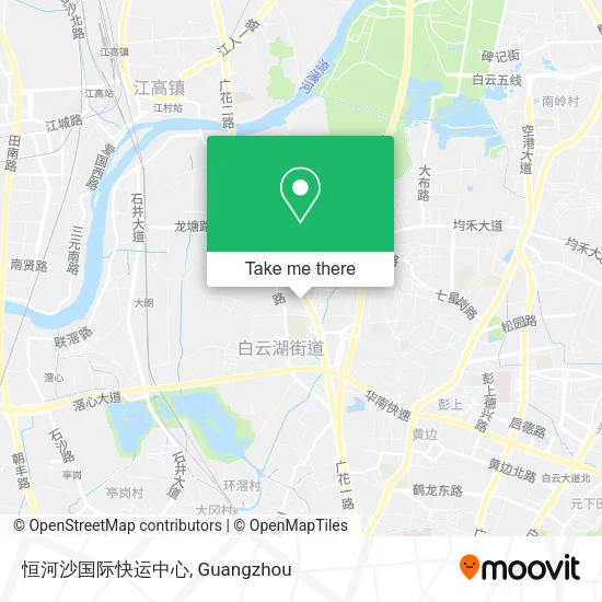 恒河沙国际快运中心 map