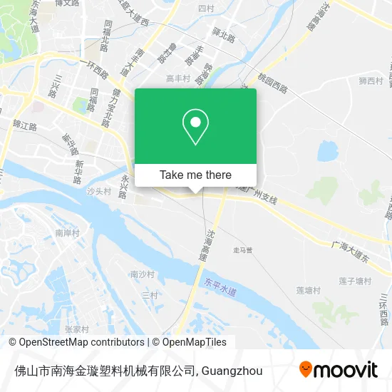 佛山市南海金璇塑料机械有限公司 map