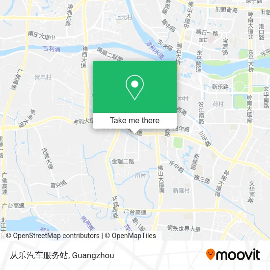 从乐汽车服务站 map