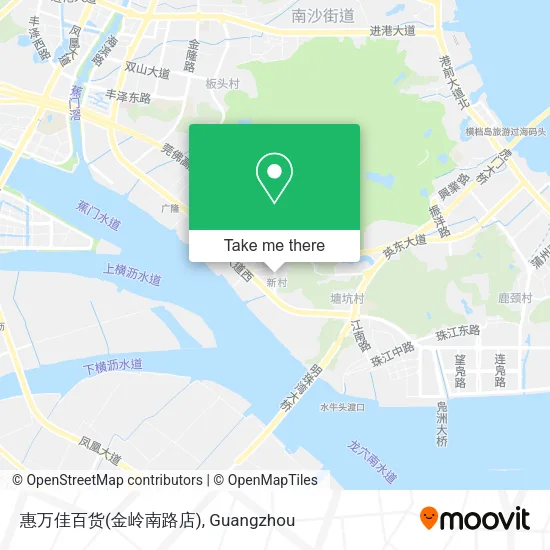 惠万佳百货(金岭南路店) map