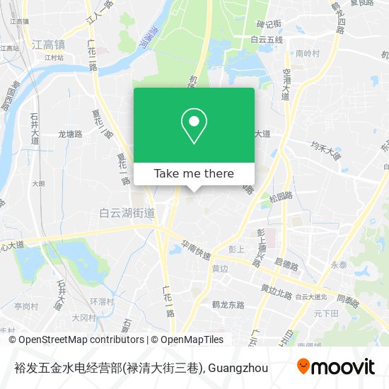 裕发五金水电经营部(禄清大街三巷) map