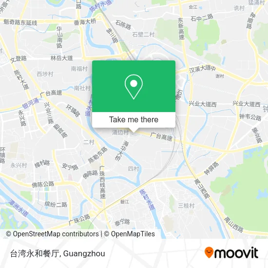 台湾永和餐厅 map