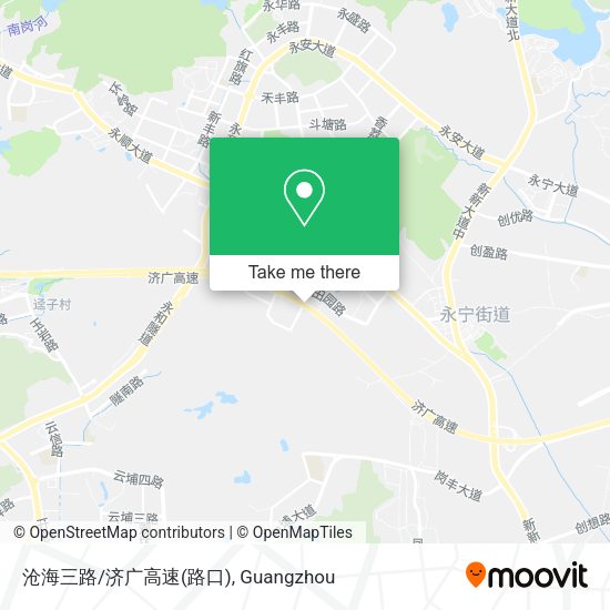 沧海三路/济广高速(路口) map