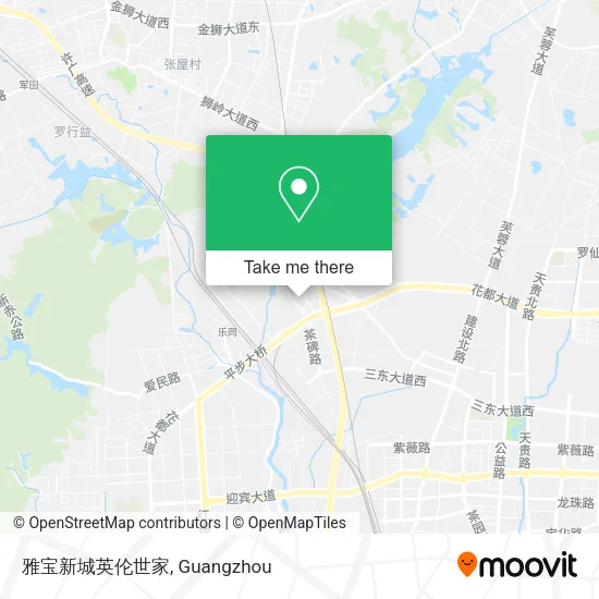 雅宝新城英伦世家 map