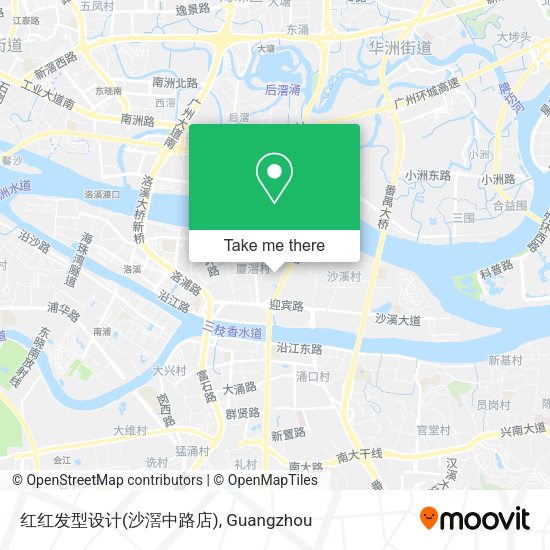 红红发型设计(沙滘中路店) map