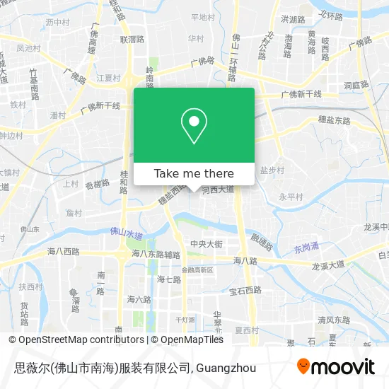 思薇尔(佛山市南海)服装有限公司 map