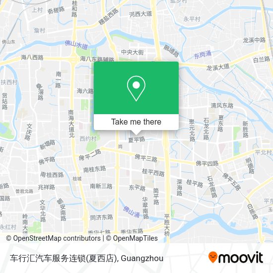 车行汇汽车服务连锁(夏西店) map