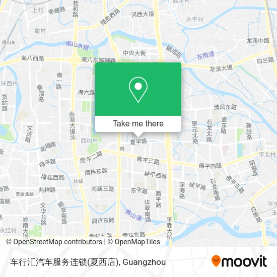 车行汇汽车服务连锁(夏西店) map