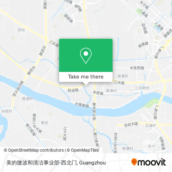 美的微波和清洁事业部-西北门 map