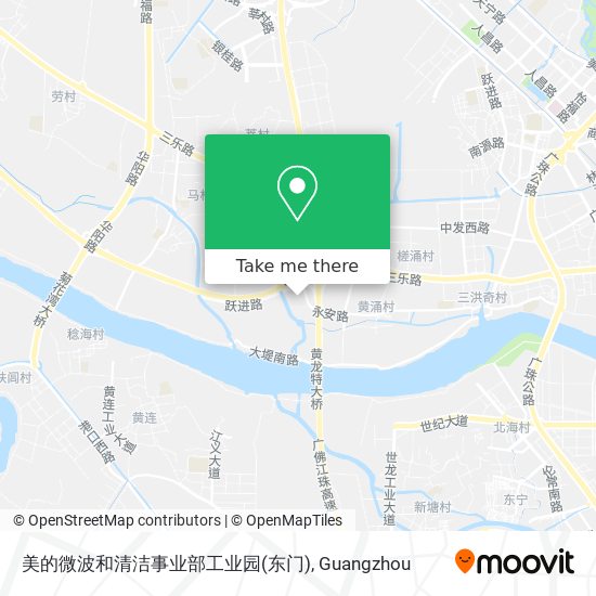 美的微波和清洁事业部工业园(东门) map