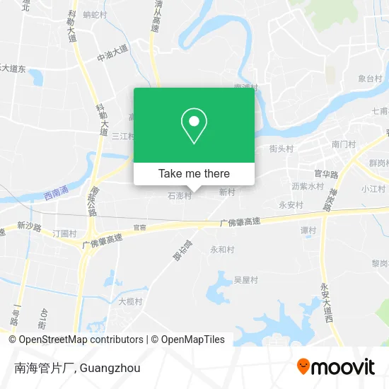 南海管片厂 map