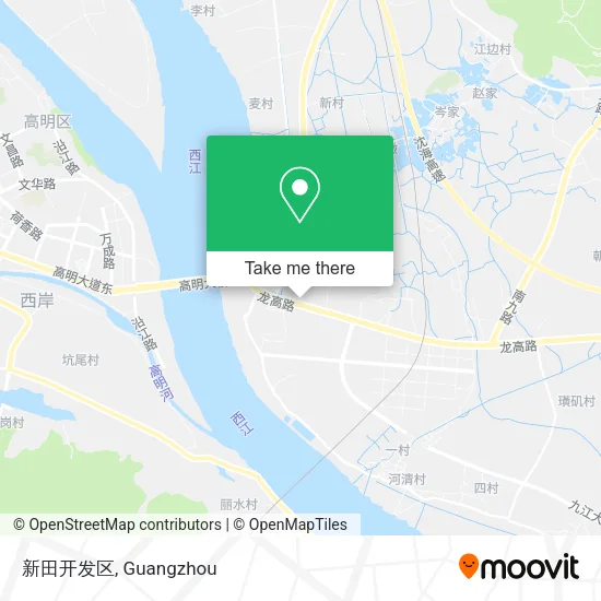 新田开发区 map