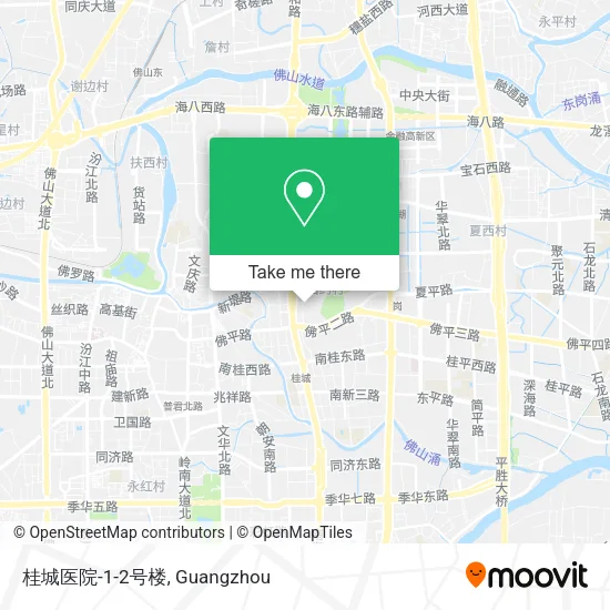桂城医院-1-2号楼 map