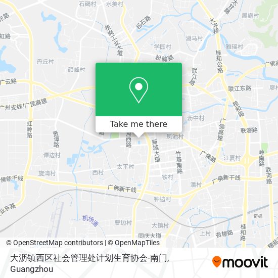 大沥镇西区社会管理处计划生育协会-南门 map