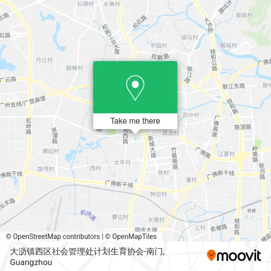 大沥镇西区社会管理处计划生育协会-南门 map
