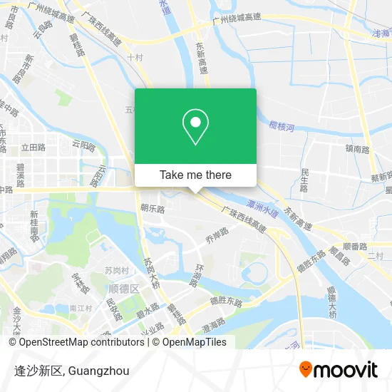 逢沙新区 map