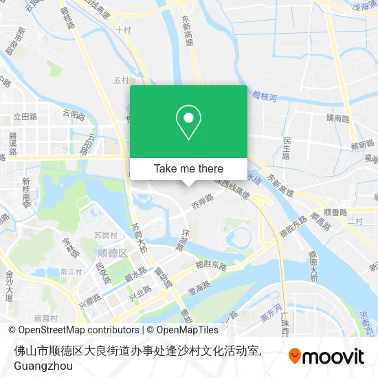 佛山市顺德区大良街道办事处逢沙村文化活动室 map