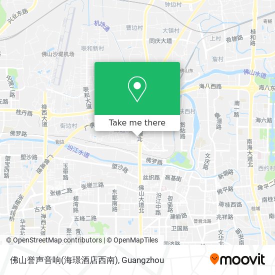 佛山誉声音响(海璟酒店西南) map
