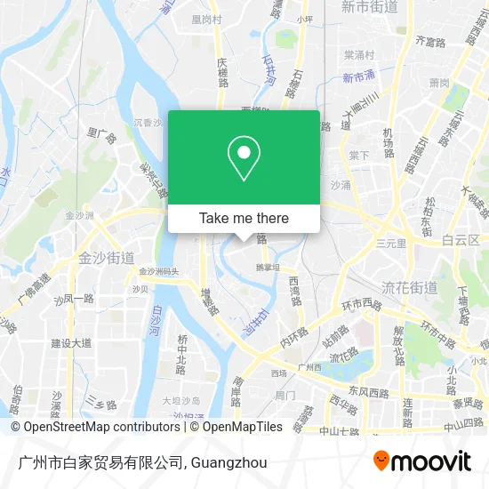 广州市白家贸易有限公司 map