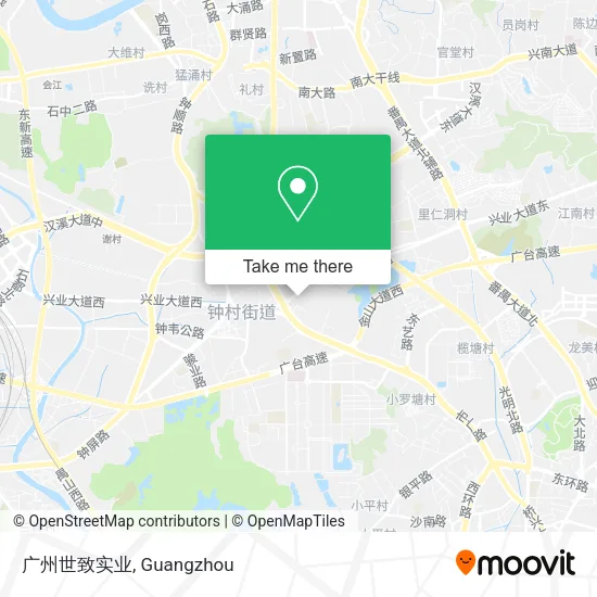 广州世致实业 map