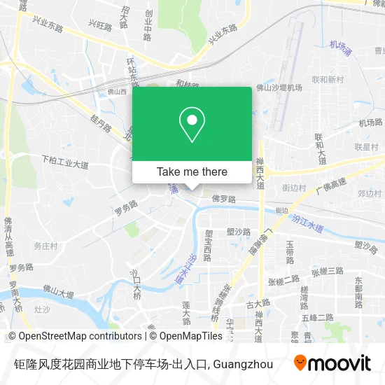 钜隆风度花园商业地下停车场-出入口 map