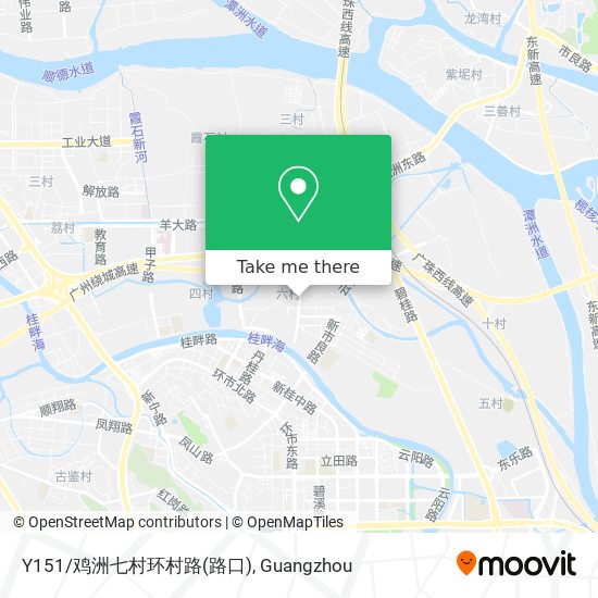 Y151/鸡洲七村环村路(路口) map