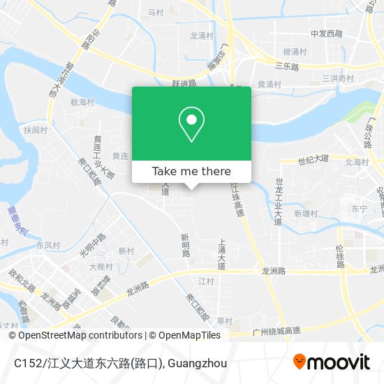 C152/江义大道东六路(路口) map