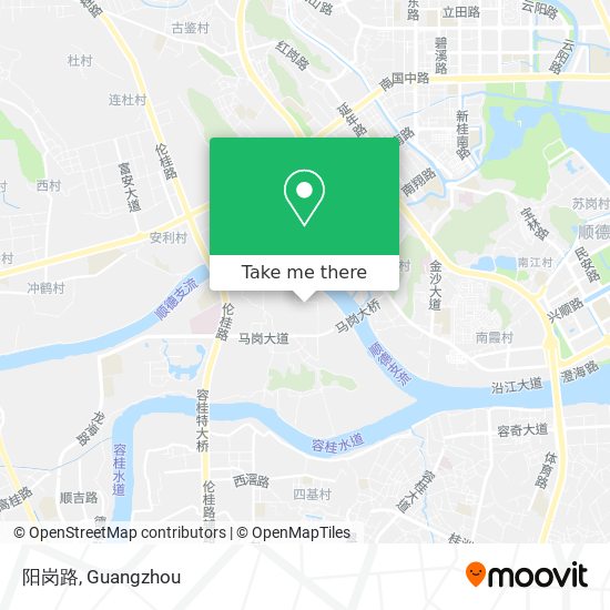 阳岗路 map