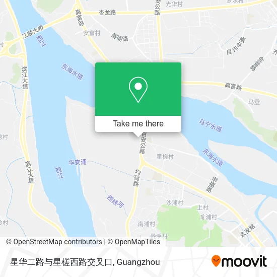星华二路与星槎西路交叉口 map
