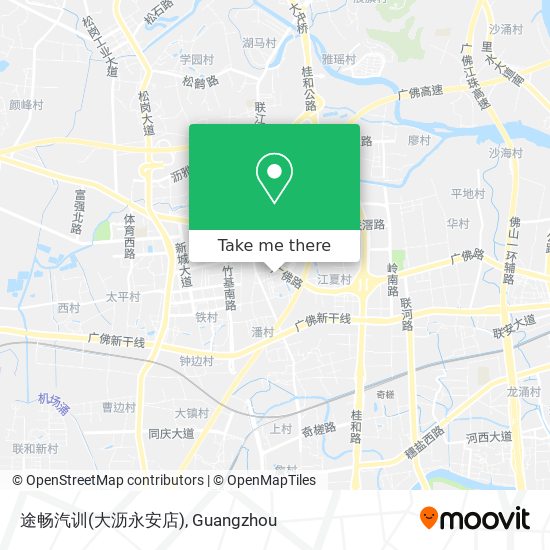 途畅汽训(大沥永安店) map