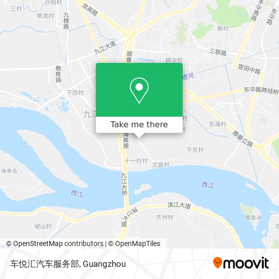 车悦汇汽车服务部 map
