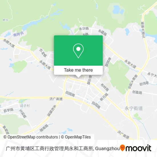 广州市黄埔区工商行政管理局永和工商所 map