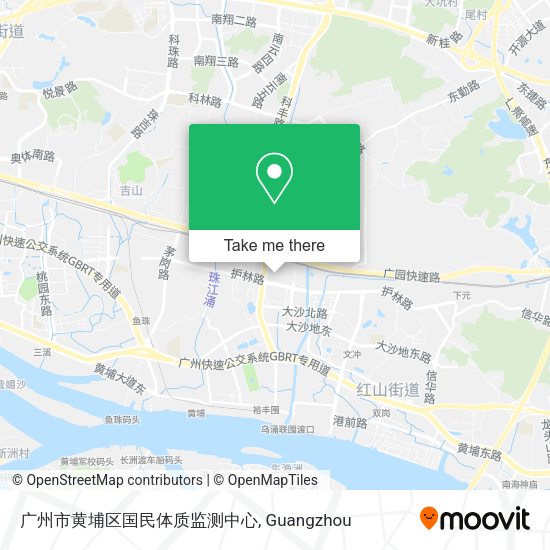 广州市黄埔区国民体质监测中心 map