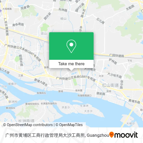 广州市黄埔区工商行政管理局大沙工商所 map