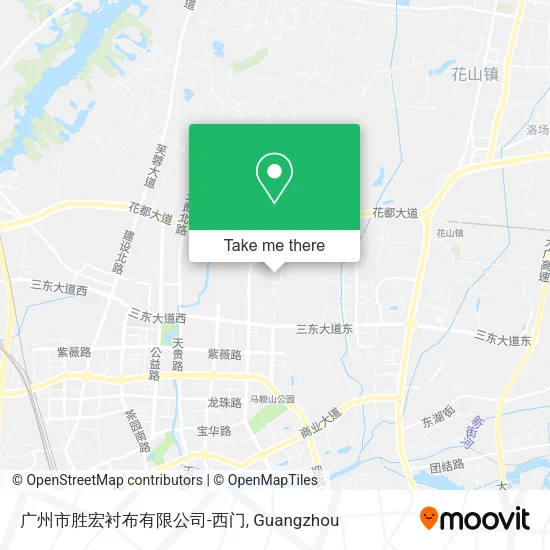 广州市胜宏衬布有限公司-西门 map