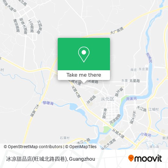 冰凉甜品店(旺城北路四巷) map