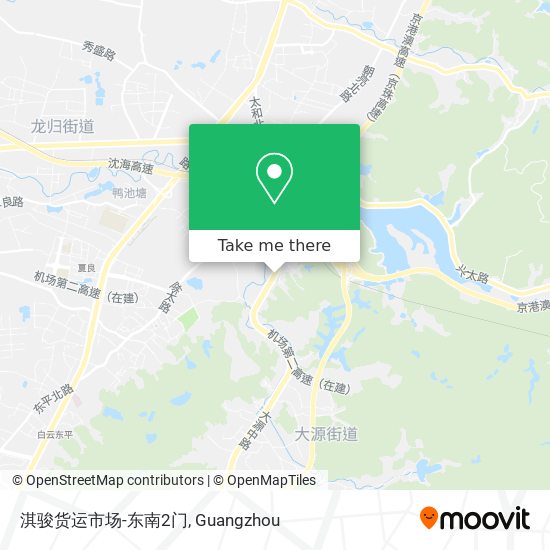淇骏货运市场-东南2门 map