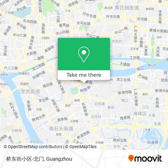 桥东街小区-北门 map