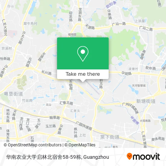 华南农业大学启林北宿舍58-59栋 map