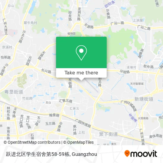 跃进北区学生宿舍第58-59栋 map