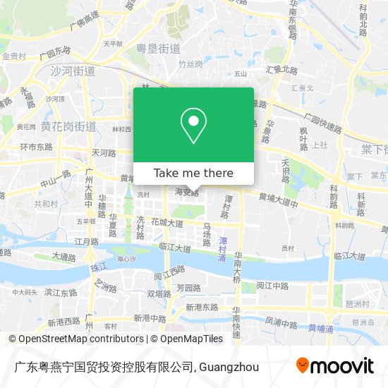 广东粤燕宁国贸投资控股有限公司 map