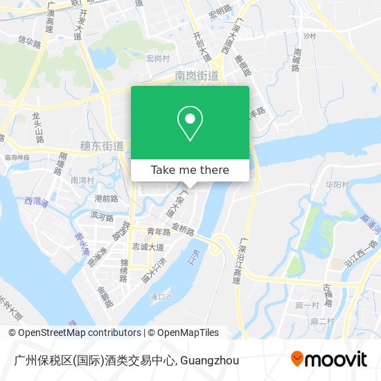 广州保税区(国际)酒类交易中心 map