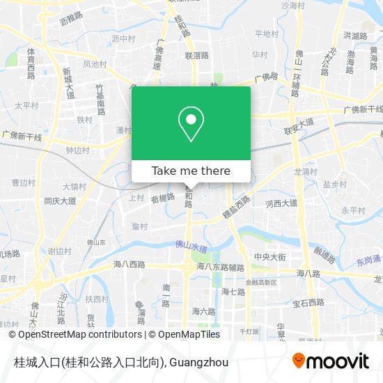 桂城入口(桂和公路入口北向) map