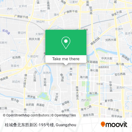 桂城叠北东胜新区-195号楼 map