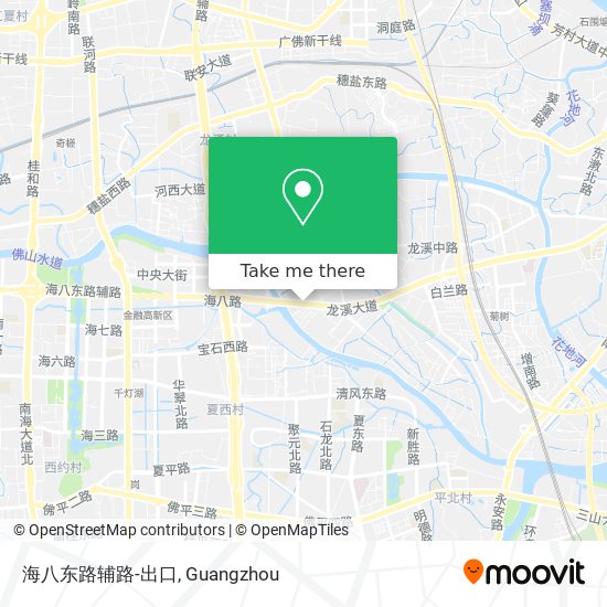 海八东路辅路-出口 map