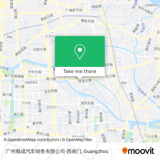 广州顺成汽车销售有限公司-西南门 map