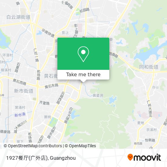 1927餐厅(广外店) map