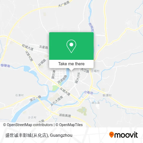 盛世诚丰影城(从化店) map
