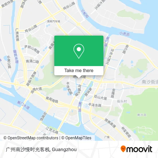 广州南沙慢时光客栈 map