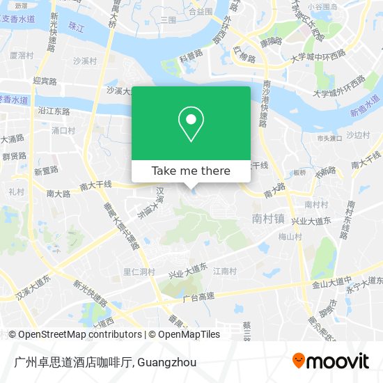 广州卓思道酒店咖啡厅 map